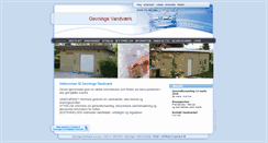 Desktop Screenshot of gevningevand.dk